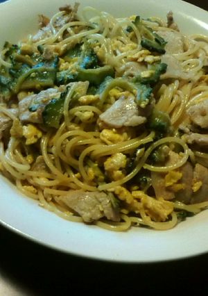 簡単☆ゴーヤのめちゃうまパスタ-レシピのメイン写真