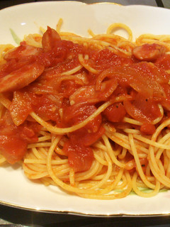 あるもので美味しいトマトパスタ-レシピのメイン写真