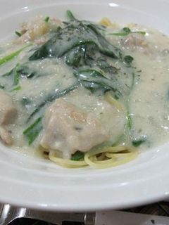 鶏肉のクリームパスタ-レシピのメイン写真