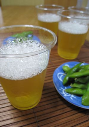 子どもだってビールで乾杯!（林檎ゼリー）-レシピのメイン写真