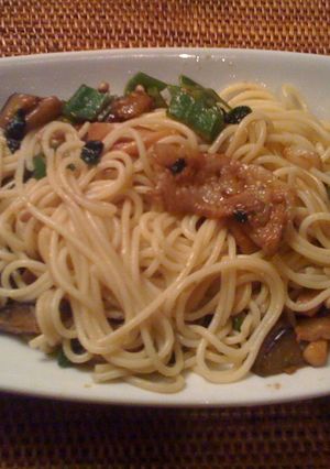 柚子胡椒と豚肉オクラのさっぱりパスタ-レシピのメイン写真