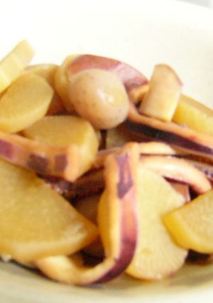 塩もみ大根とイカの煮物-レシピのメイン写真