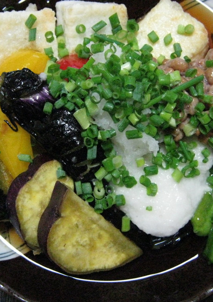 とろろと納豆☆スタミナ揚げ豆腐-レシピのメイン写真