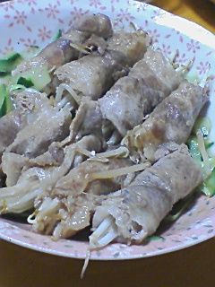 節約主菜☆もやしの肉巻き中華風-レシピのメイン写真