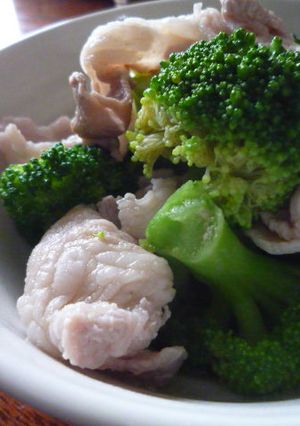 ブロッコリーと豚肉のポン酢がけ-レシピのメイン写真