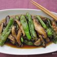 しいたけとしし唐の焼いて漬けるだけ♪