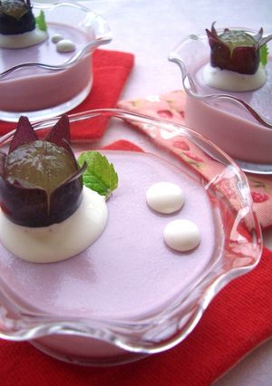 簡単グレープヨーグルトゼリー-レシピのメイン写真