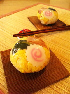 ラーメンおにぎり♪クルクルラップおにぎり-レシピのメイン写真