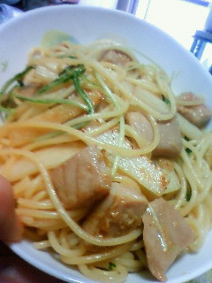 マグロと長芋のさっぱりパスタ-レシピのメイン写真