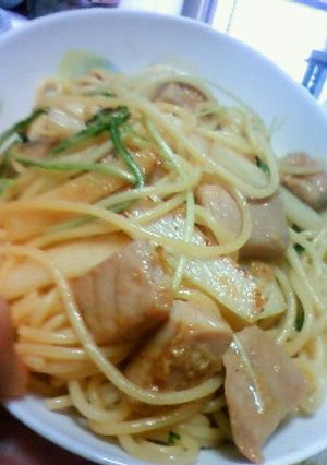 マグロと長芋のさっぱりパスタ-レシピのメイン写真