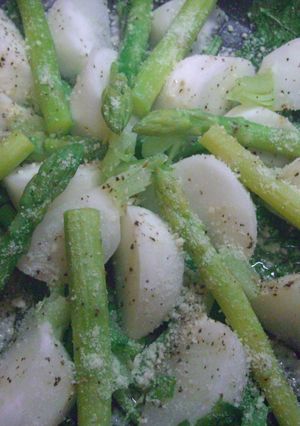 かぶとアスパラのホットサラダ-レシピのメイン写真