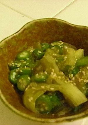 焼きなすとオクラの和えもの-レシピのメイン写真