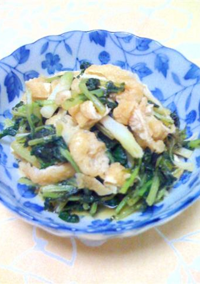 大根葉とおあげの煮浸し-レシピのメイン写真