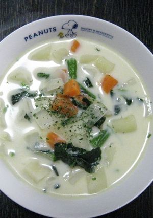 レンジだけ☆あっさりミルクスープ-レシピのメイン写真