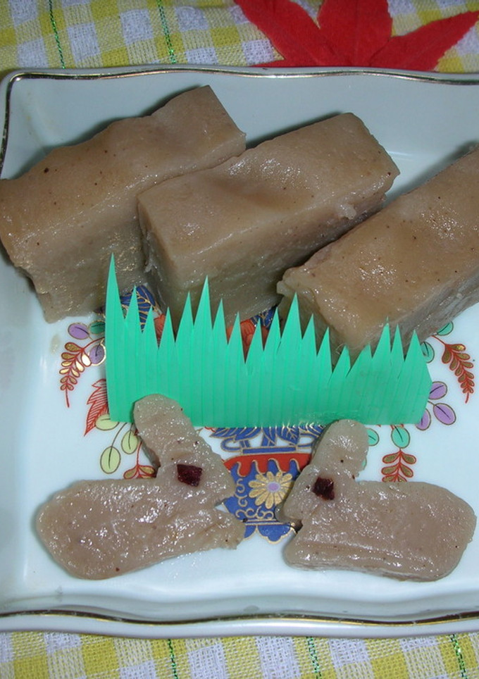 ういろう（栗の渋皮煮餡子）-レシピのメイン写真