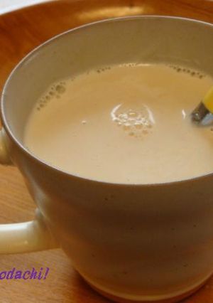 忙しいＯＬ＆ママへ　きなこホットミルク-レシピのメイン写真