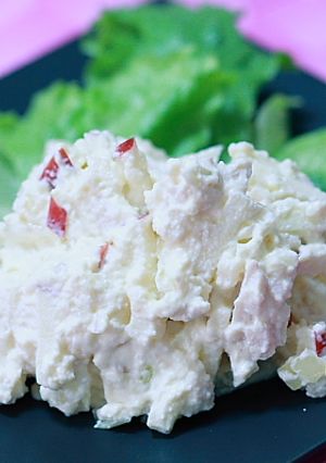 マヨネーズ風味のリンゴと豆腐のサラダ-レシピのメイン写真
