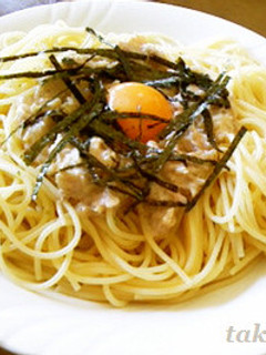 なめ茸とツナの柚子胡椒パスタ-レシピのメイン写真