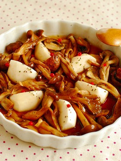 レンジで作る☆簡単♪キノコとカブのマリネ-レシピのメイン写真