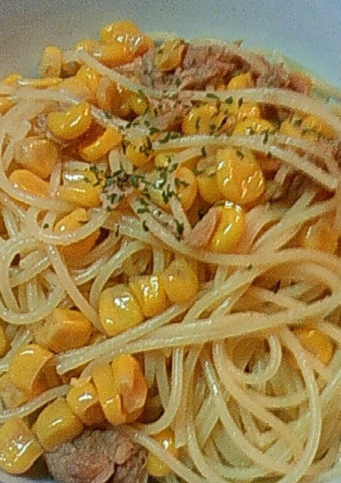 ツナとコーンの簡単♪和風パスタ-レシピのメイン写真