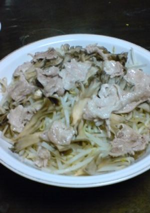 もやしとまいたけの温サラダ-レシピのメイン写真