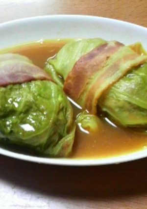 ロールキャベツ♪カレー味-レシピのメイン写真