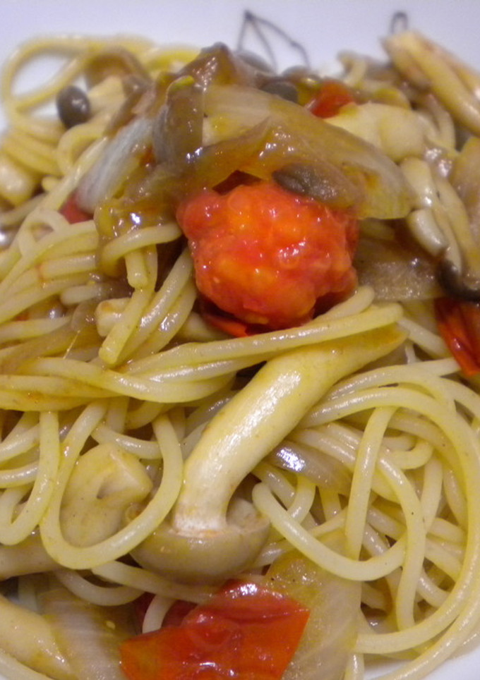 トマトとしめじの和風パスタ☆-レシピのメイン写真