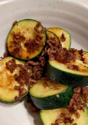 ズッキーニのひき肉炒め-レシピのメイン写真