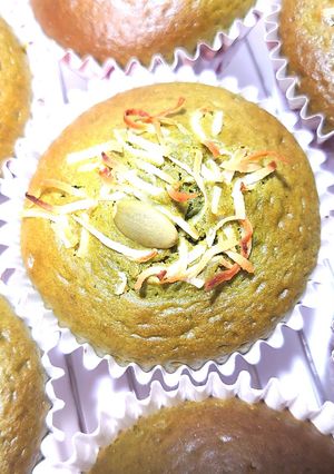 ♬かぼちゃクリームin抹茶マフィン♬-レシピのメイン写真