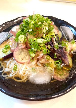麺つゆで茄子の煮浸し♡ご馳走そうめん♡-レシピのメイン写真
