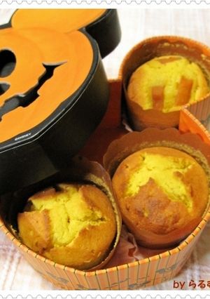 ハッピーハロウィン♡かぼちゃのマフィン-レシピのメイン写真