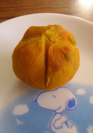お弁当に☆かぼちゃの茶巾☆-レシピのメイン写真