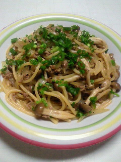 *簡単和風パスタ*豚のしょうが焼き味♪-レシピのメイン写真