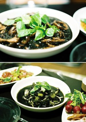 白ワイン冷やしといて！お手軽イカスミ煮。-レシピのメイン写真