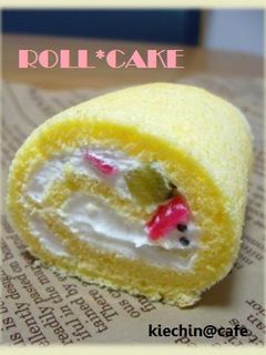 しっとりふんわり♡ロールケーキ-レシピのメイン写真