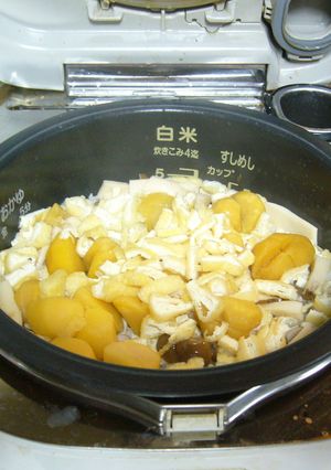 栗とキノコの秋ごはん-レシピのメイン写真