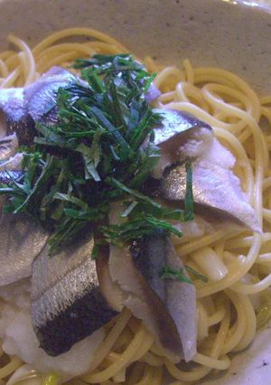 きずしのパスタ-レシピのメイン写真