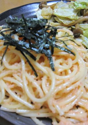 明太子たっぷり！めんたいマヨスパゲティ-レシピのメイン写真