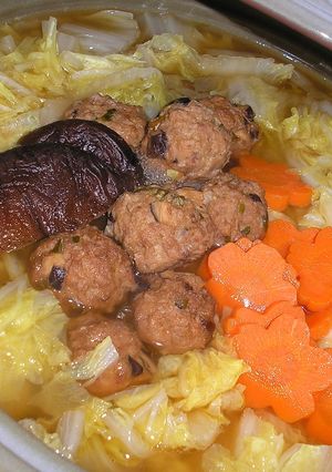 肉だんごと白菜の煮込み鍋-レシピのメイン写真