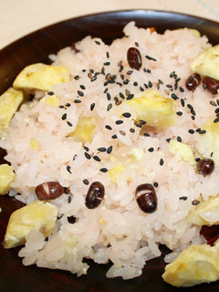 秋✿ホッコリ✿美味しい栗ご飯✿小豆入り-レシピのメイン写真