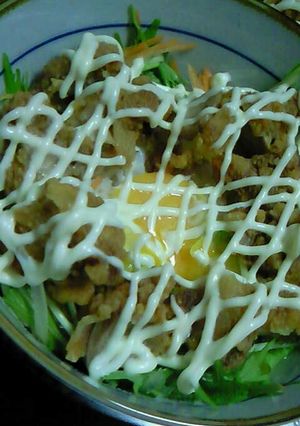 簡単たまごとろ〜り♪からあげ丼☆-レシピのメイン写真
