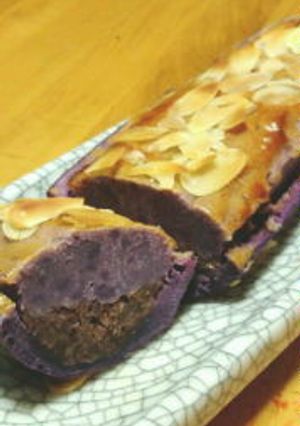 紫芋のスイートポテトにあんこが入った☆-レシピのメイン写真