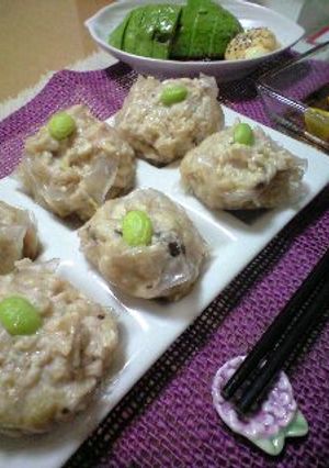 鶏挽き肉と豆腐のライスペーパー焼売-レシピのメイン写真