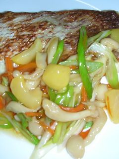 鯛の秋味和風あんかけ(栗の甘露煮入り)-レシピのメイン写真
