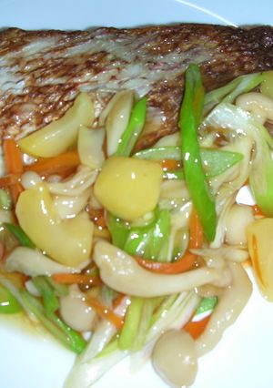 鯛の秋味和風あんかけ（栗の甘露煮入り）-レシピのメイン写真