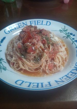 トマト冷製パスタⅡ-レシピのメイン写真