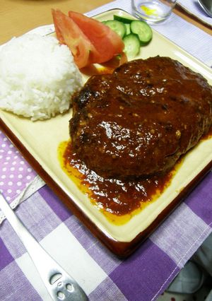 こくうま☆ハンバ～グの手作りソース♪-レシピのメイン写真