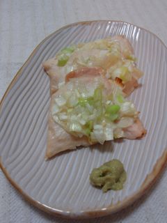 鶏肉のねぎわさび焼き-レシピのメイン写真
