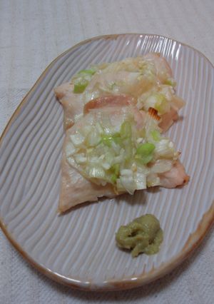 鶏肉のねぎわさび焼き-レシピのメイン写真