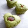 抹茶と甘納豆のマフィン